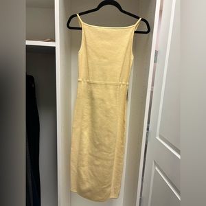 Body Contour Adjustable Straps Ribbed Dress